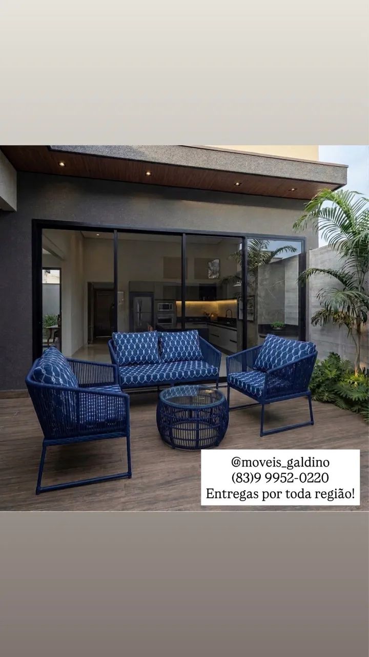 Conjunto de sofá para área externa  - Foto 5