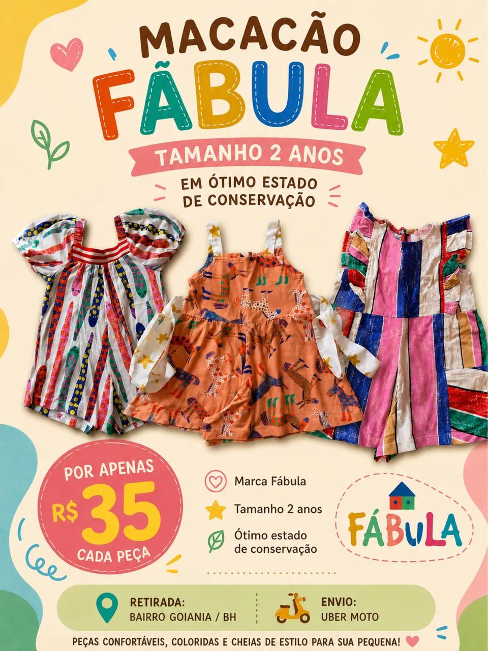 Macacão Fábula 