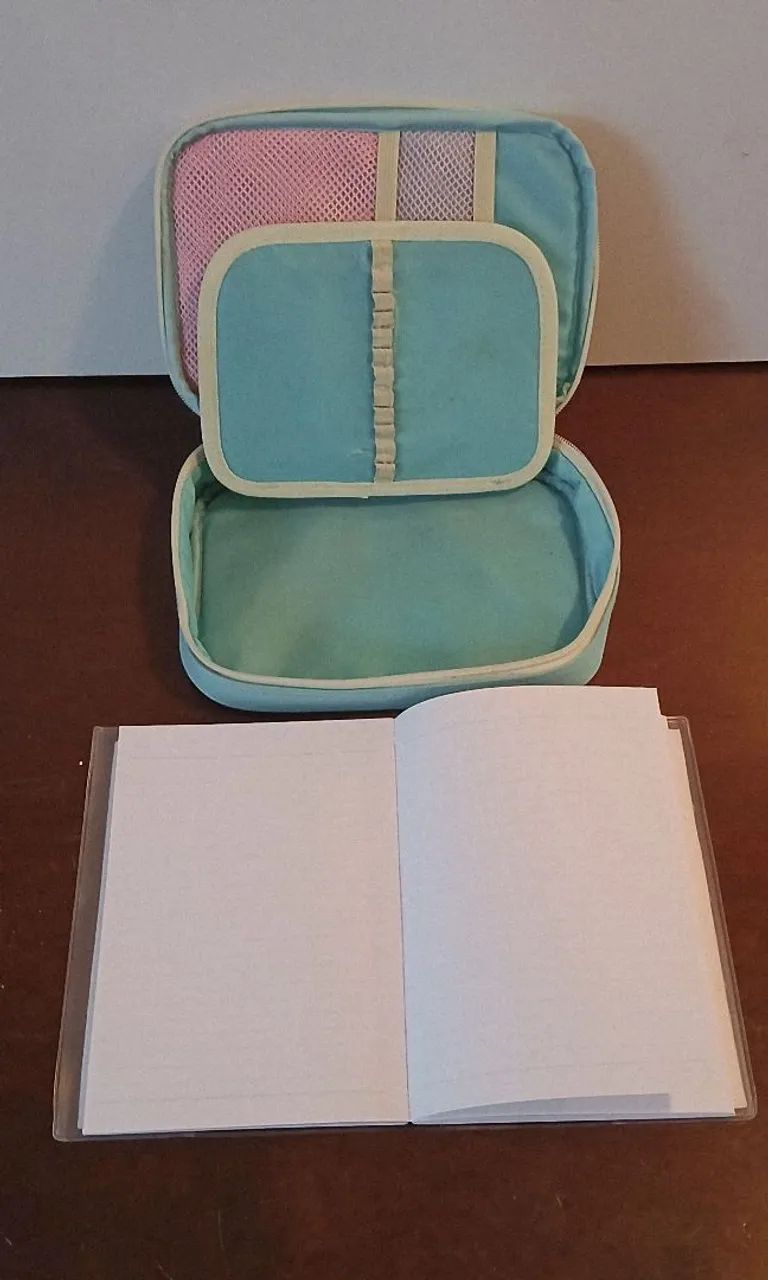 Kit infantil  Estojo + caderno  e mochila pucket - Foto 3