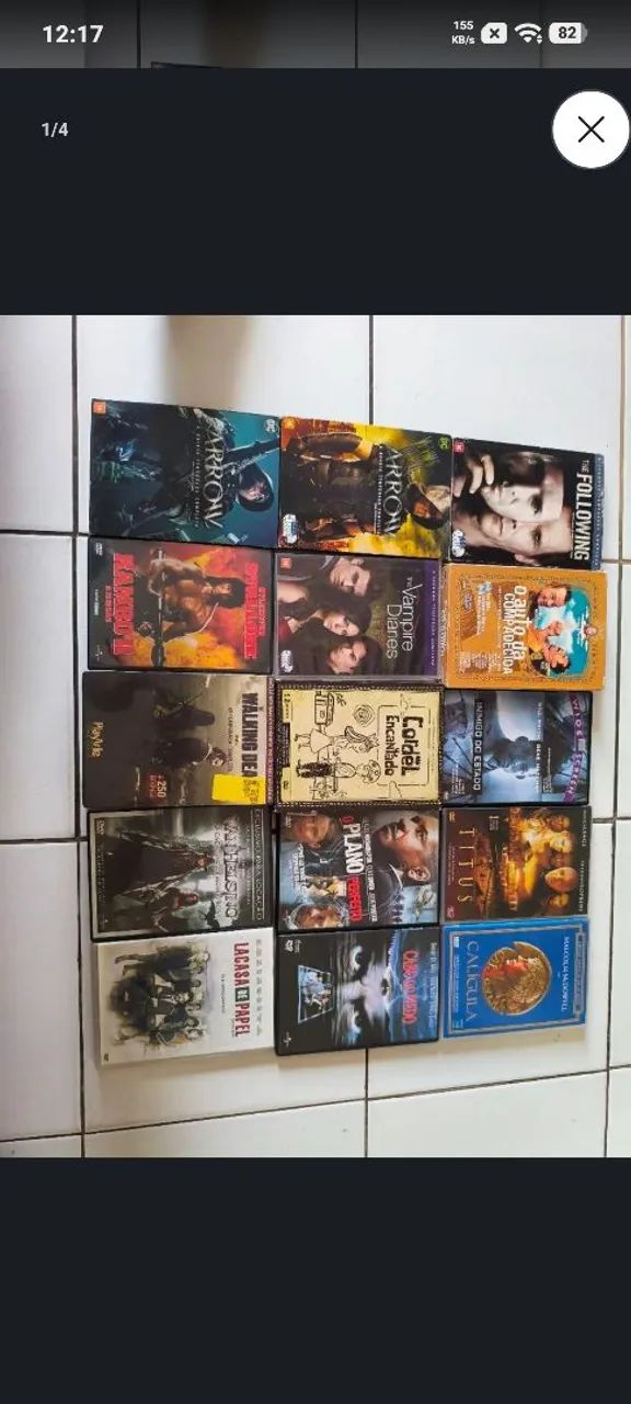 LOTE COM 174 DVDS, FILMES E SÉRIES - Foto 5