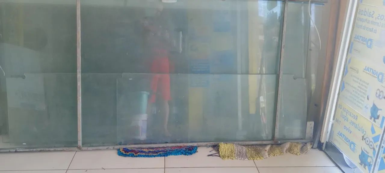 Conj. Portas de vidro temperados 10 mm