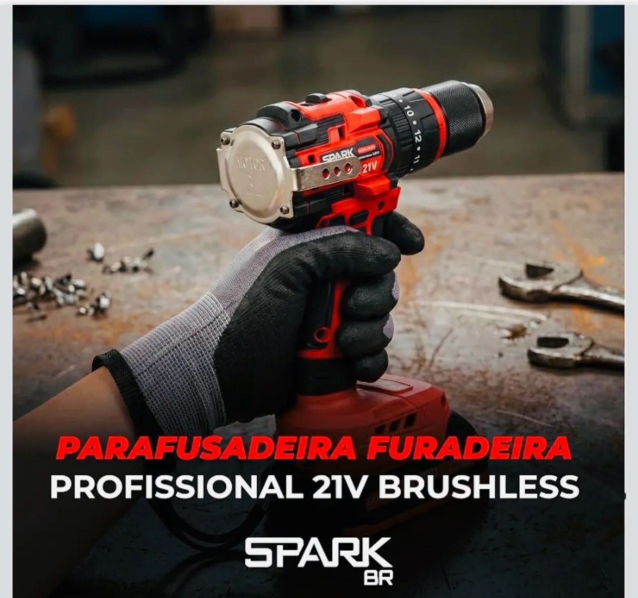 Parafusadeira furadeira impacto SPARK BR BRUSHLESS  - Foto 4