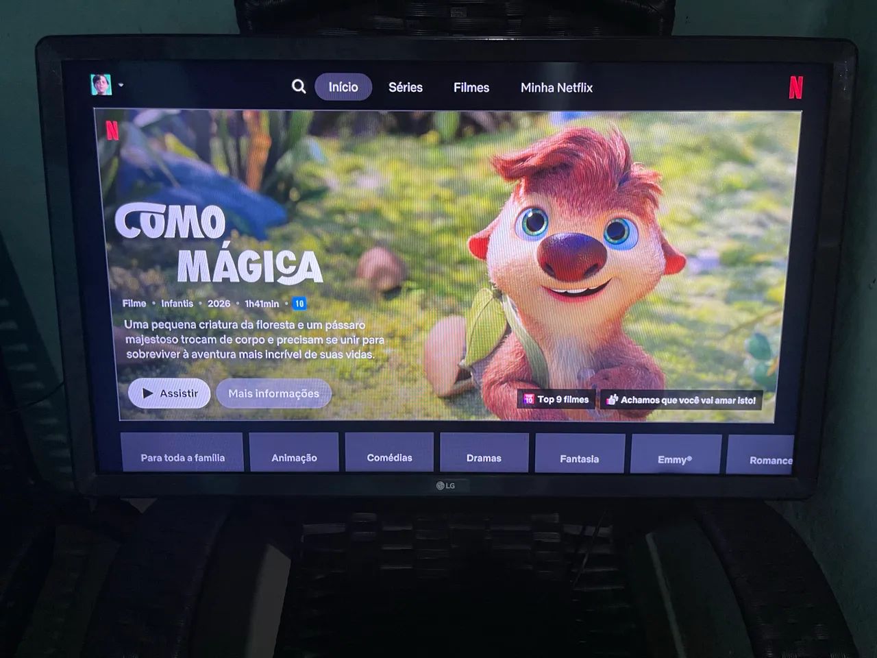 Linda TV LG smart 32 polegadas top de linha funcionando perfeitamente - Foto 4