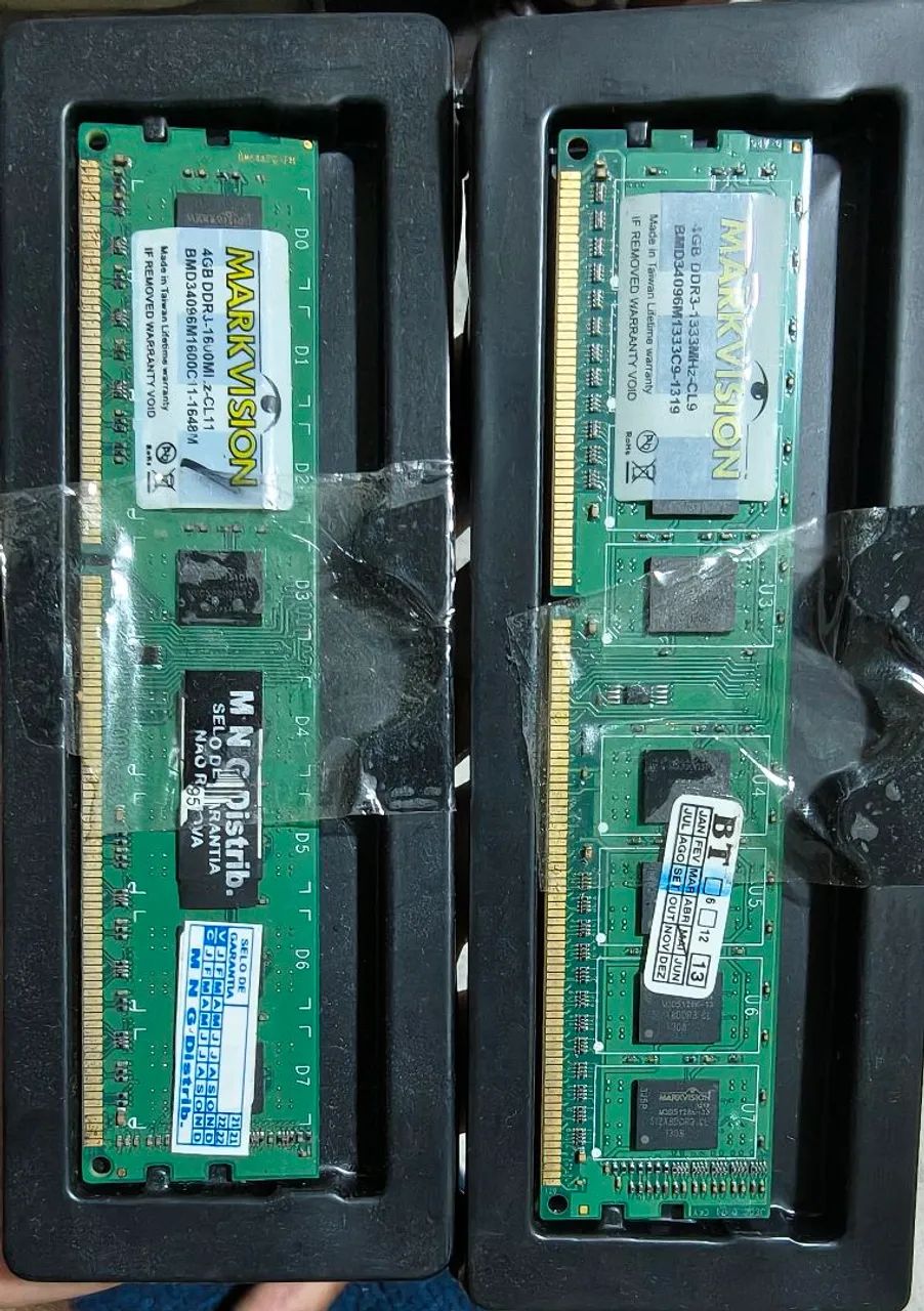 Memória DDR3 Funcionando perfeitamente 