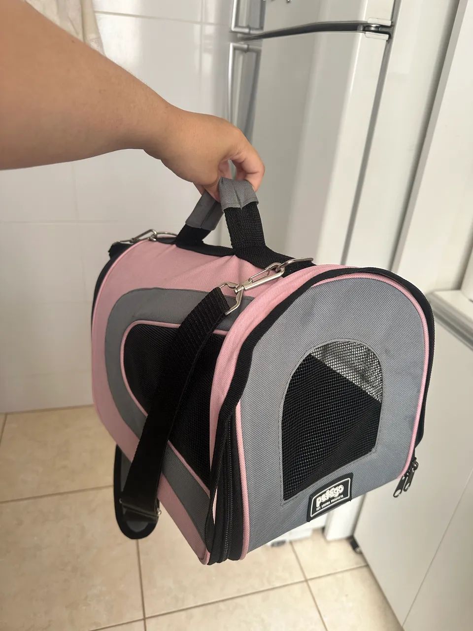 Bolsa de transporte pet perfeito estado