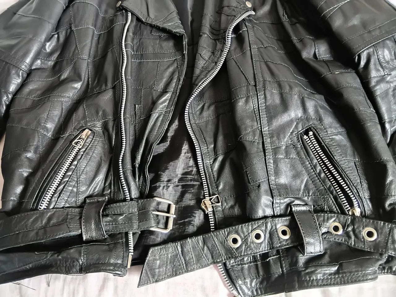 Vende se jaqueta couro legítimo HARLEY DAVIDSON  TOP  - Foto 4