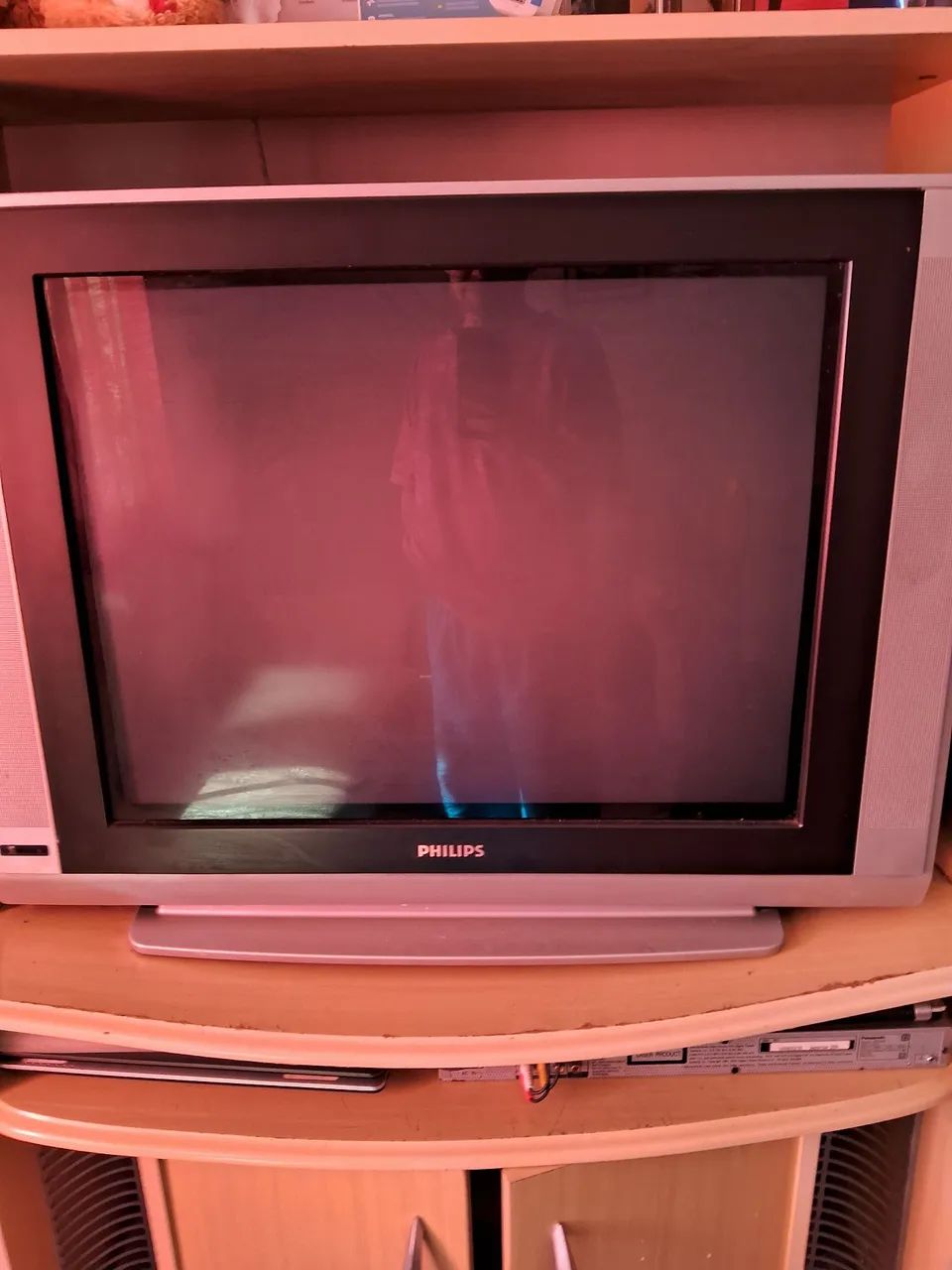Tv antiga com defeito  - Foto 2