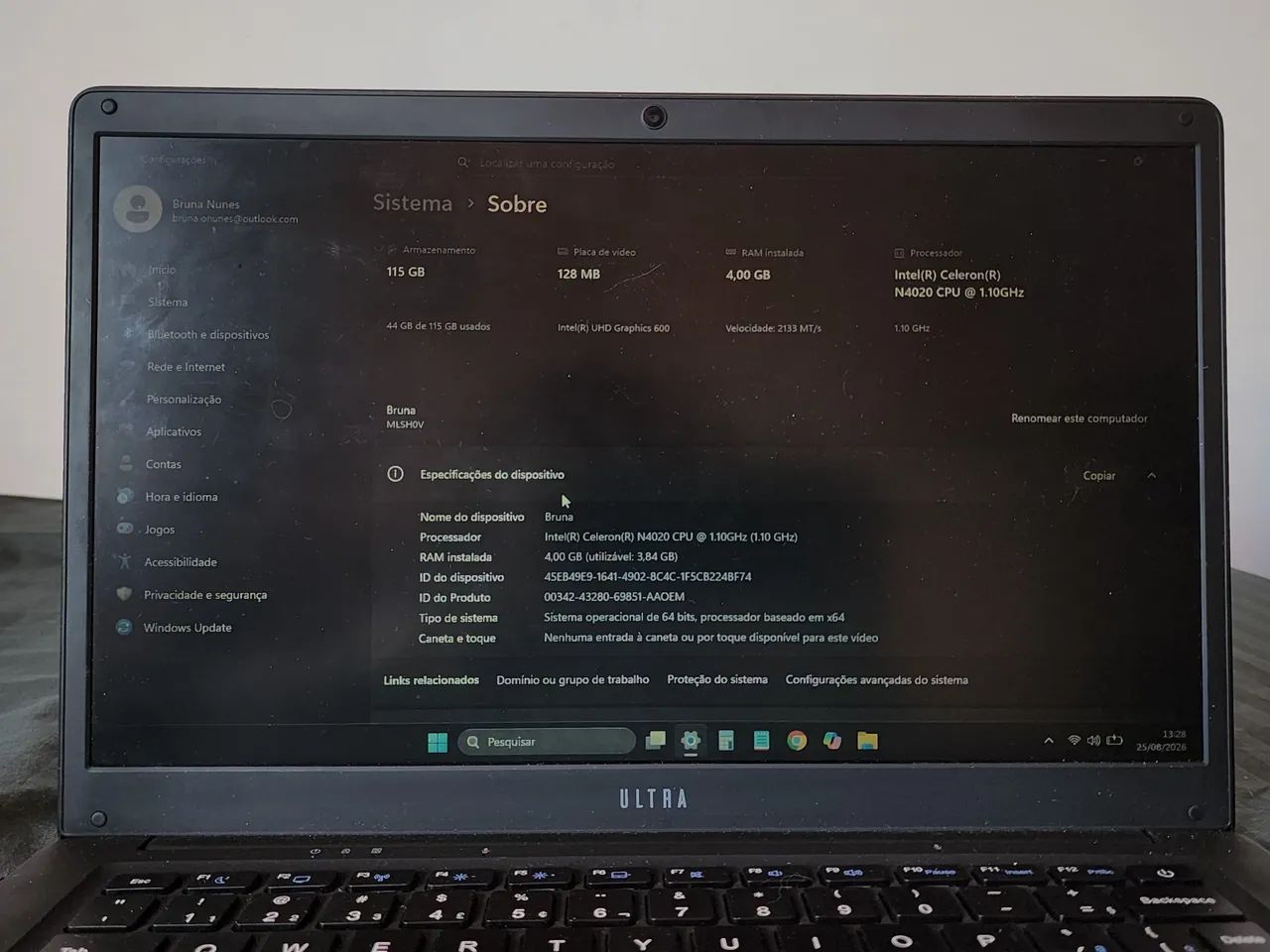 Notebook Multilaser ultra UB235 - Foto 4