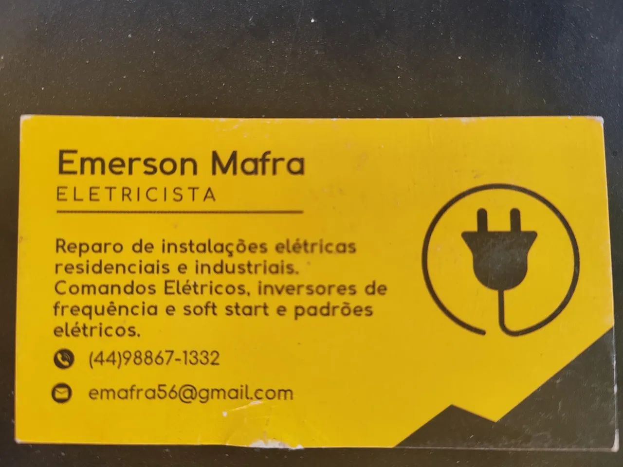 Eletricista residencial, predial e industrial 
