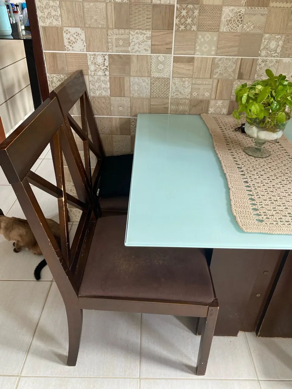 Mesa sala de jantar com cadeiras - Foto 3