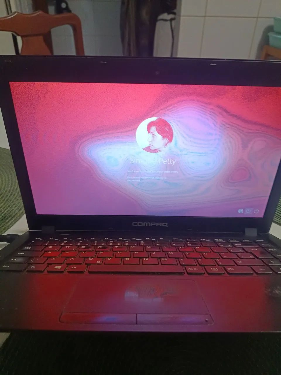 Notebook Compaq (Com defeitos mas funciona) - Foto 4