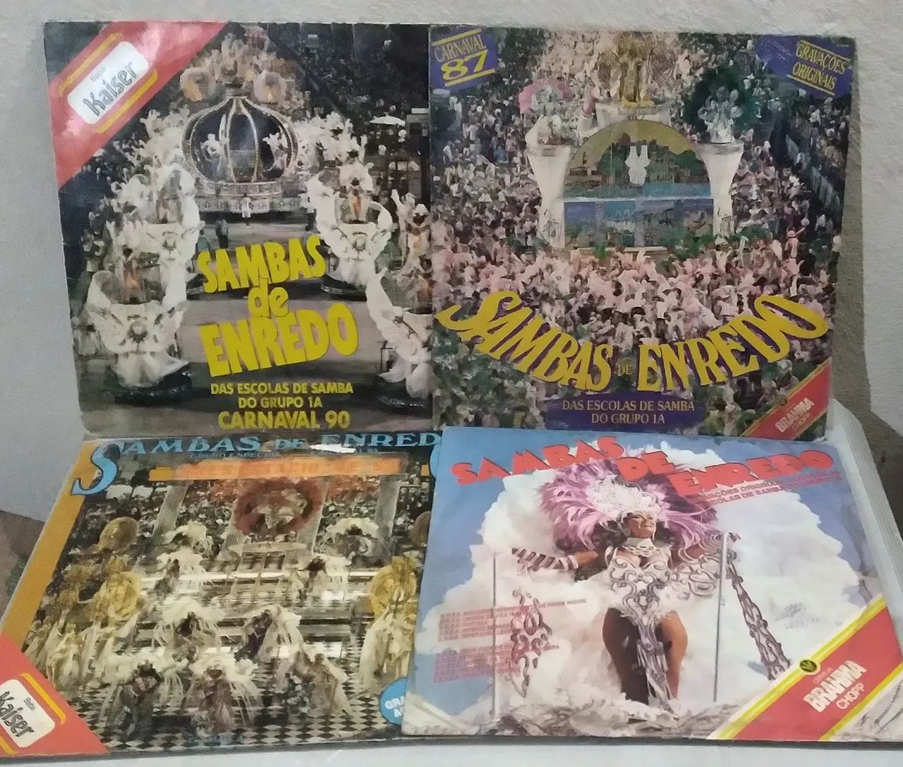 Discos de vinil Sambas Enredo