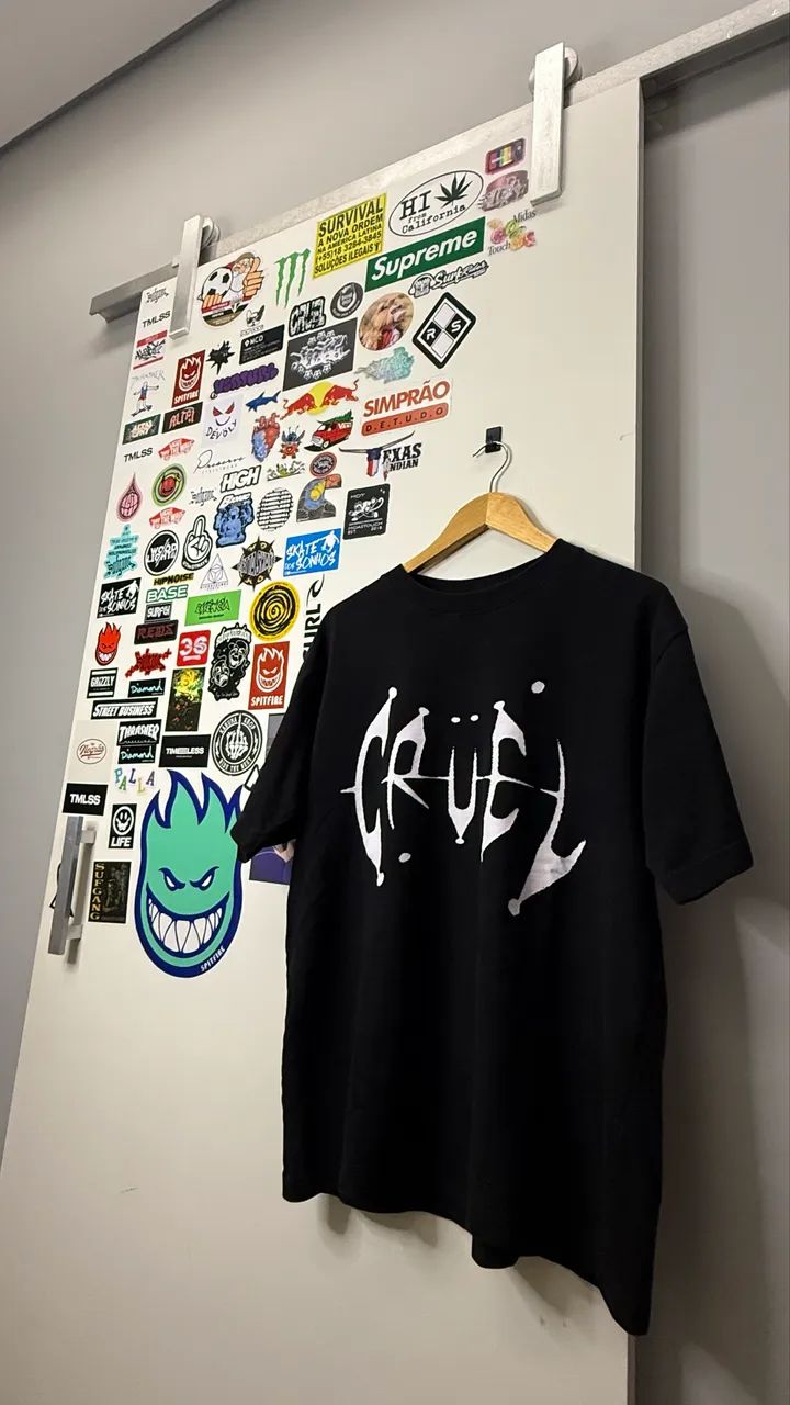 Cruel Evil Boxy Tee Preta