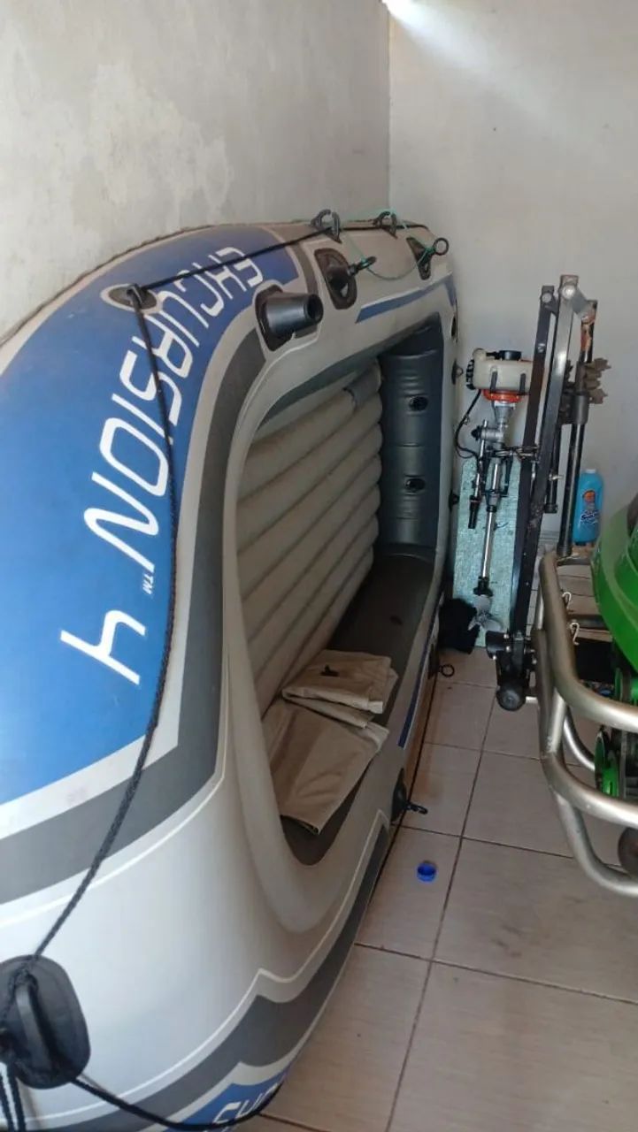 Bote c/motor 4 Hp