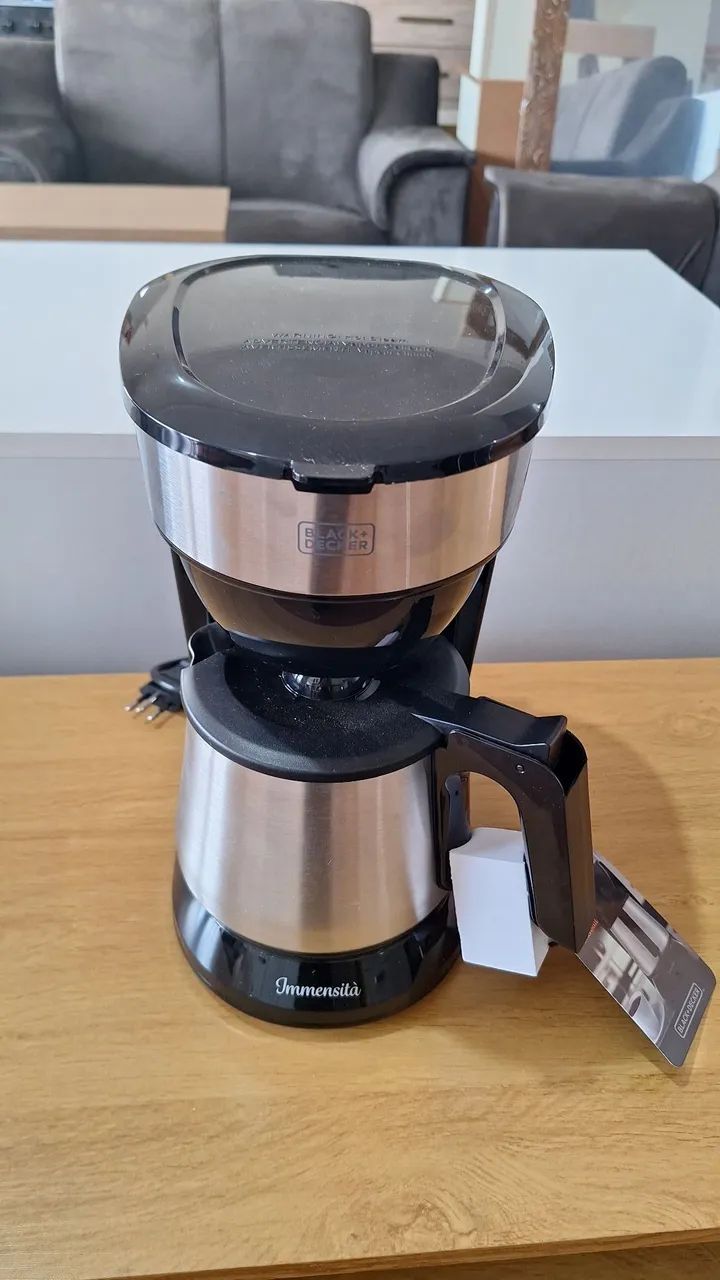 Cafeteira elétrica inox nova
