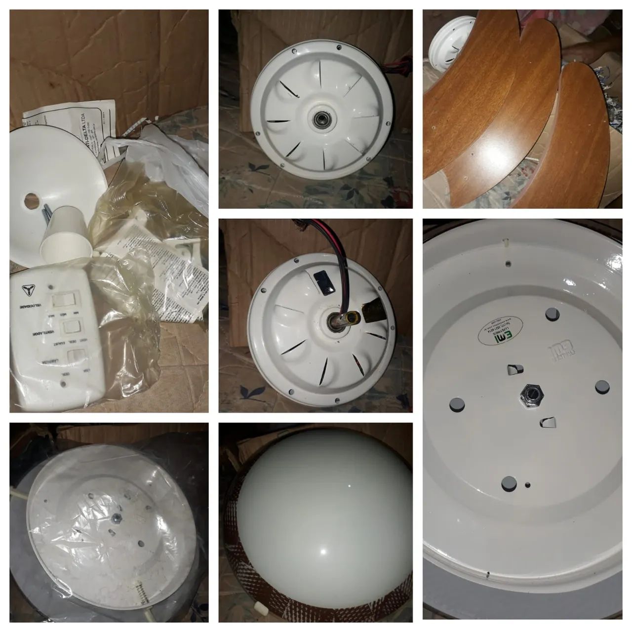 Ventilador de teto.