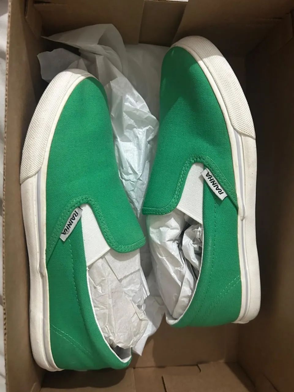 Tênis Rainha Slip On Verde - Foto 2