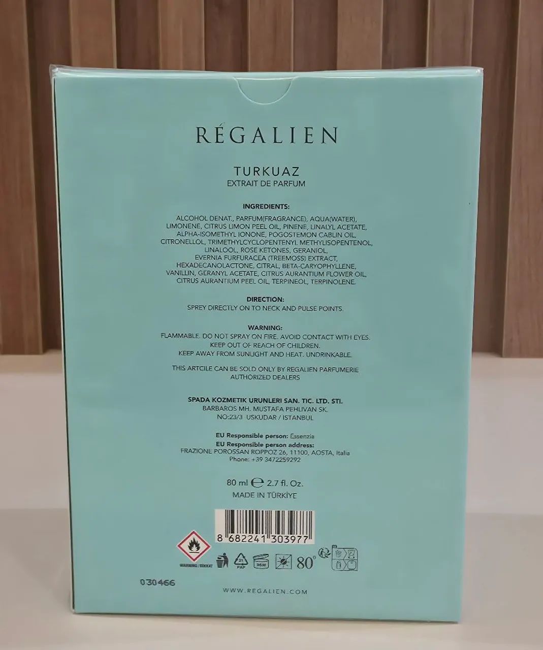 Regalien Turkuaz 80ml  - Foto 2