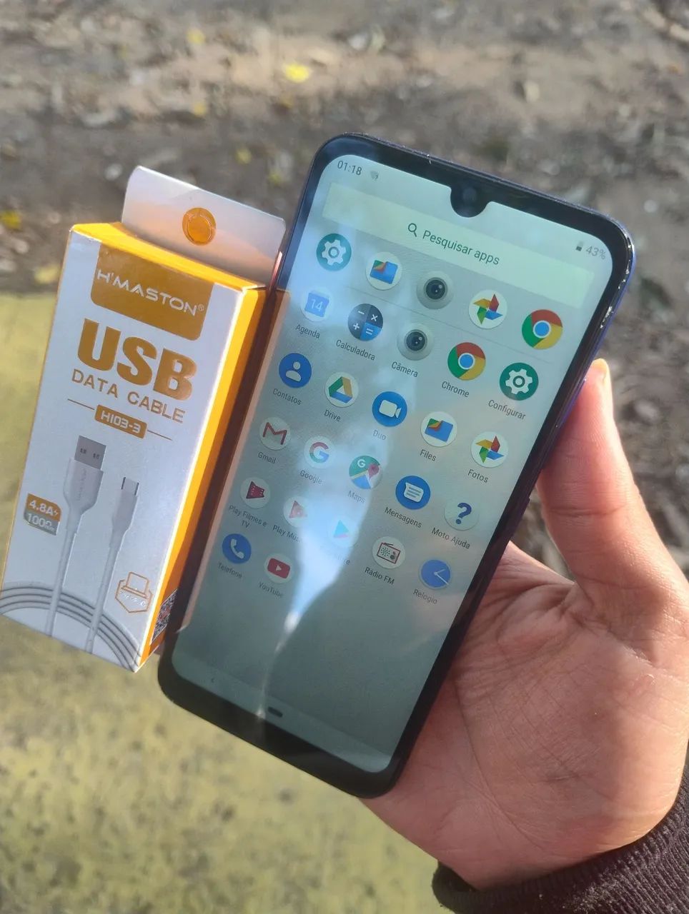 Motorola 6s 32 GB tudo funcionando com cabo usb - Foto 4