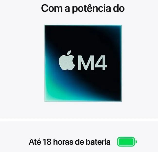 MacBook Air M4 16gb 256gb 15 polegadas  - Foto 2