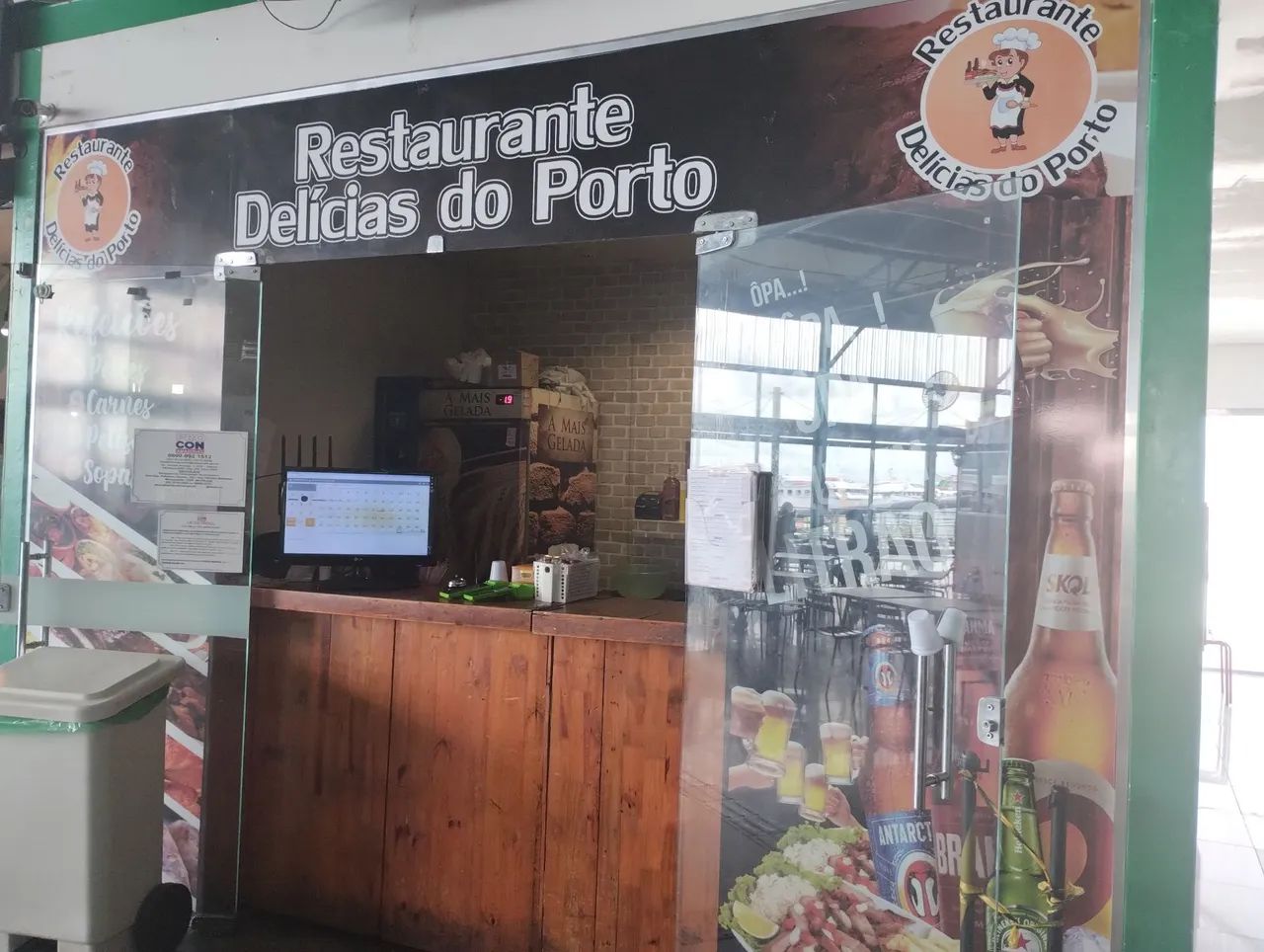 Passo um restaurante com bom faturamento, localizado dentro do Porto de Manaus roadwey