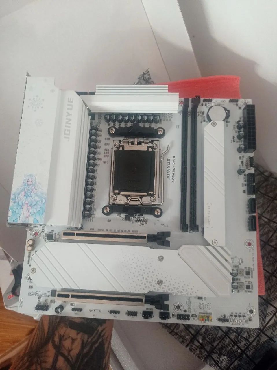 Placa mãe NOVA B650m Snow Dream AM5 DDR5  - Foto 5