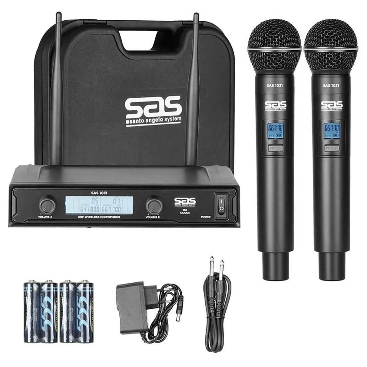 Microfone sem fio Santo Ângelo SAS 1031