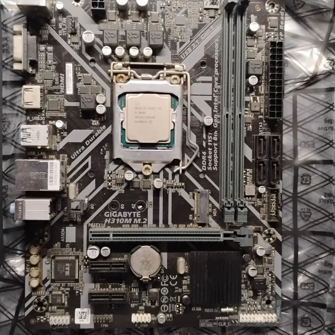 Conjunto de peças. I5 8600, fonte Corsair e outros  - Foto 3