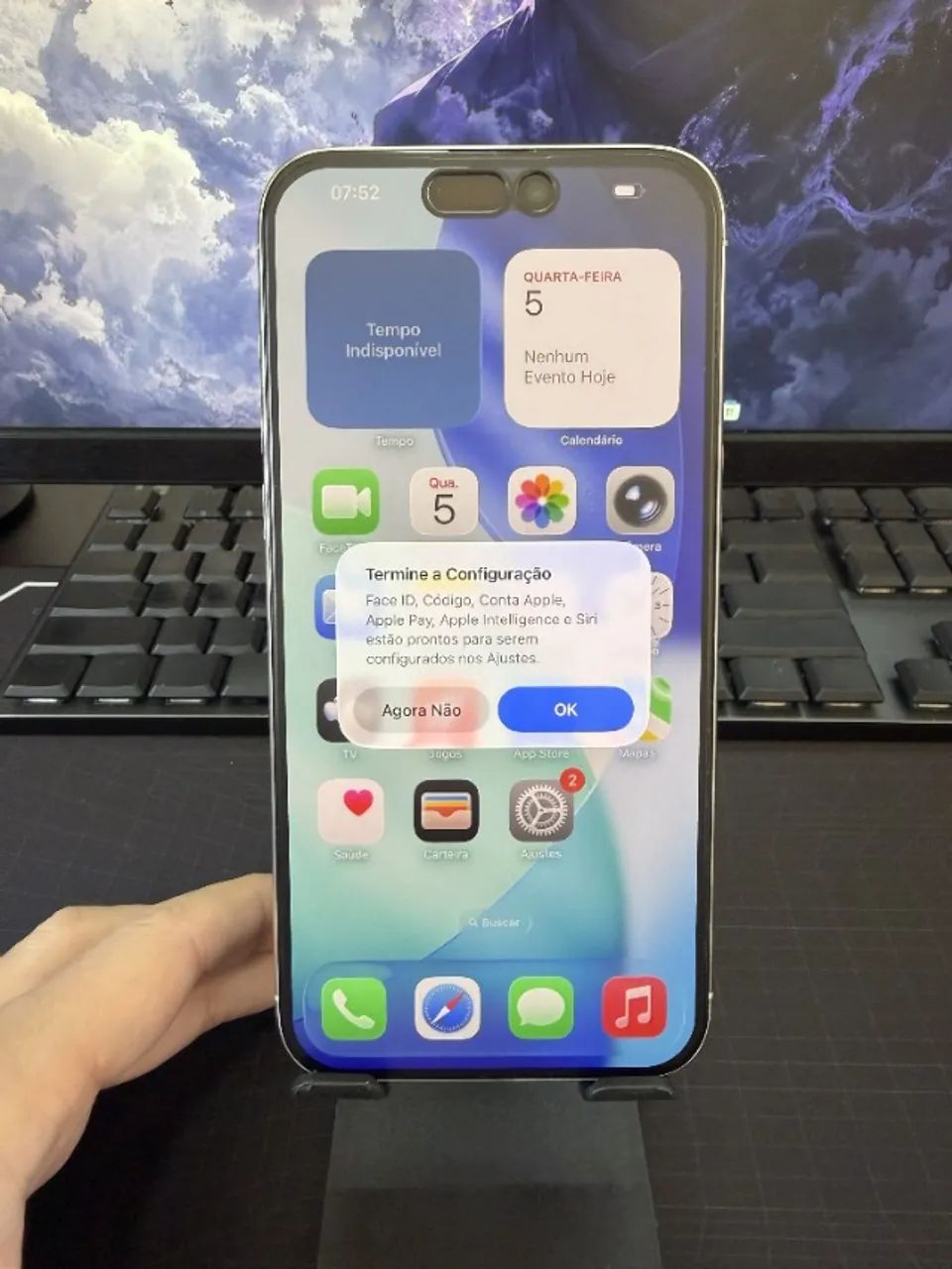 iPhone 15 Pro Max - 512GB - Titânio Branco - Foto 3