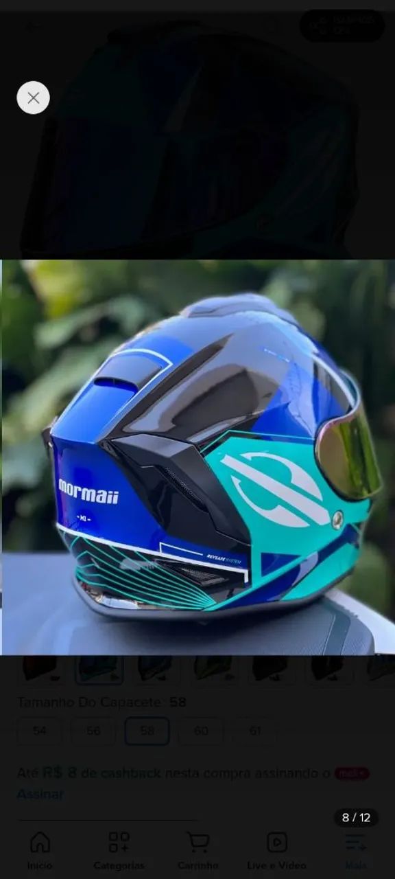Capacete mormaii 58 - Foto 2