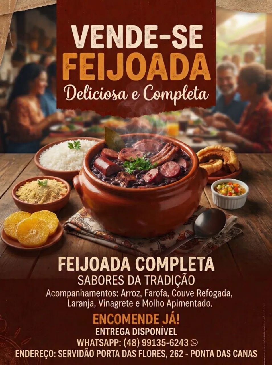 Vende Feijoada!!!
