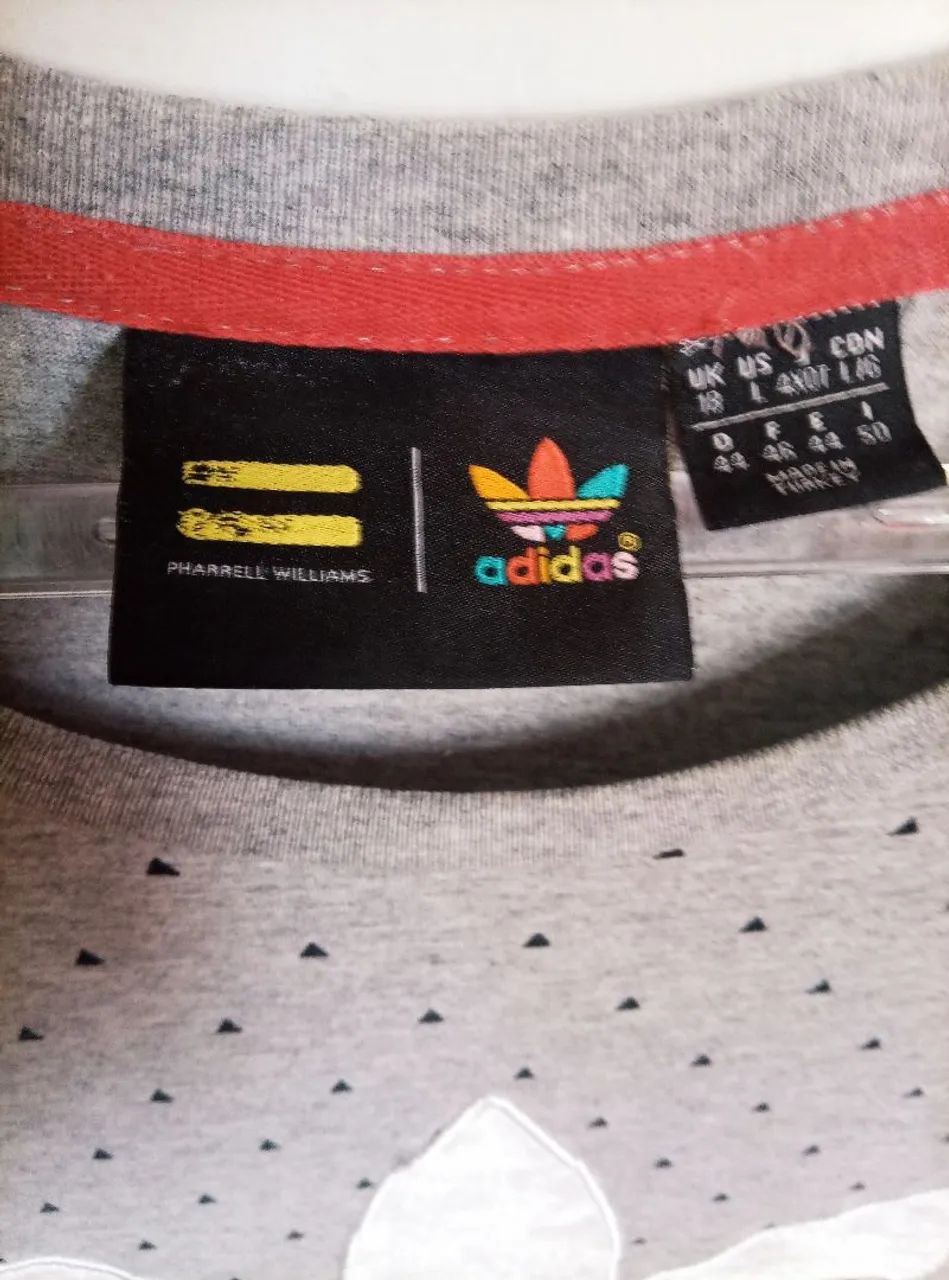Camisa Adidas Original Cinza GG BH/MG - Foto 5