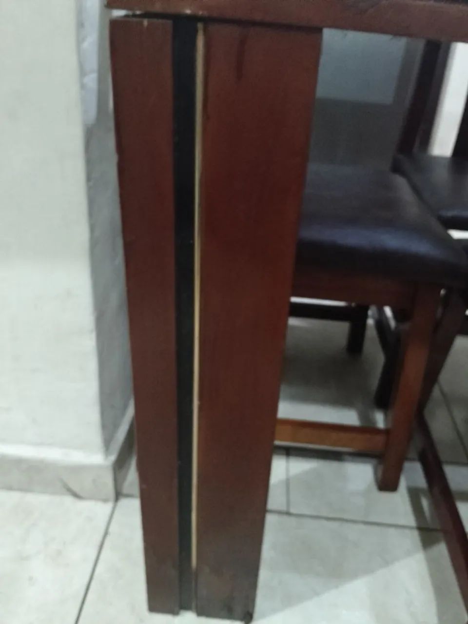 JOGO DE MESA 6 CADEIRAS R$350 - Foto 4