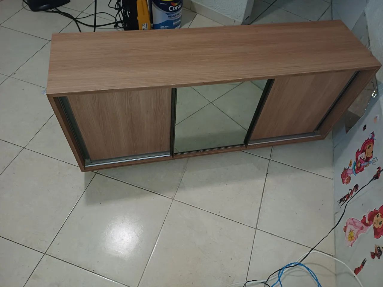 Rack para TV em MDF 18 mm Amadeirado.