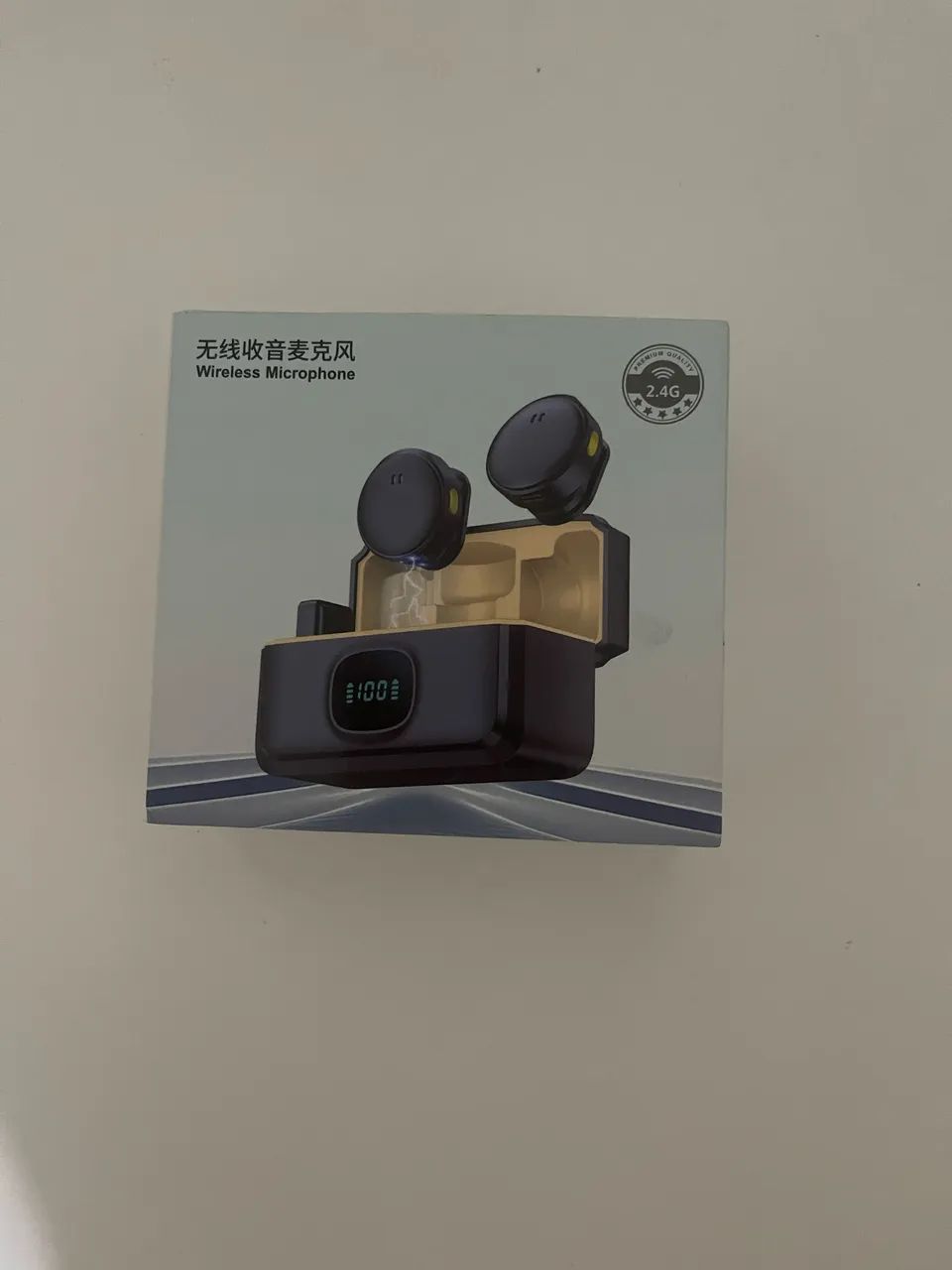 Microfone de lapela sem fio