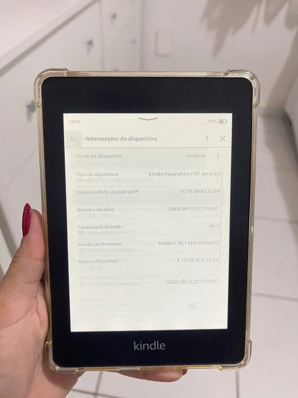 Vendo Kindle Paperwhite (10ª geração) - Foto 2