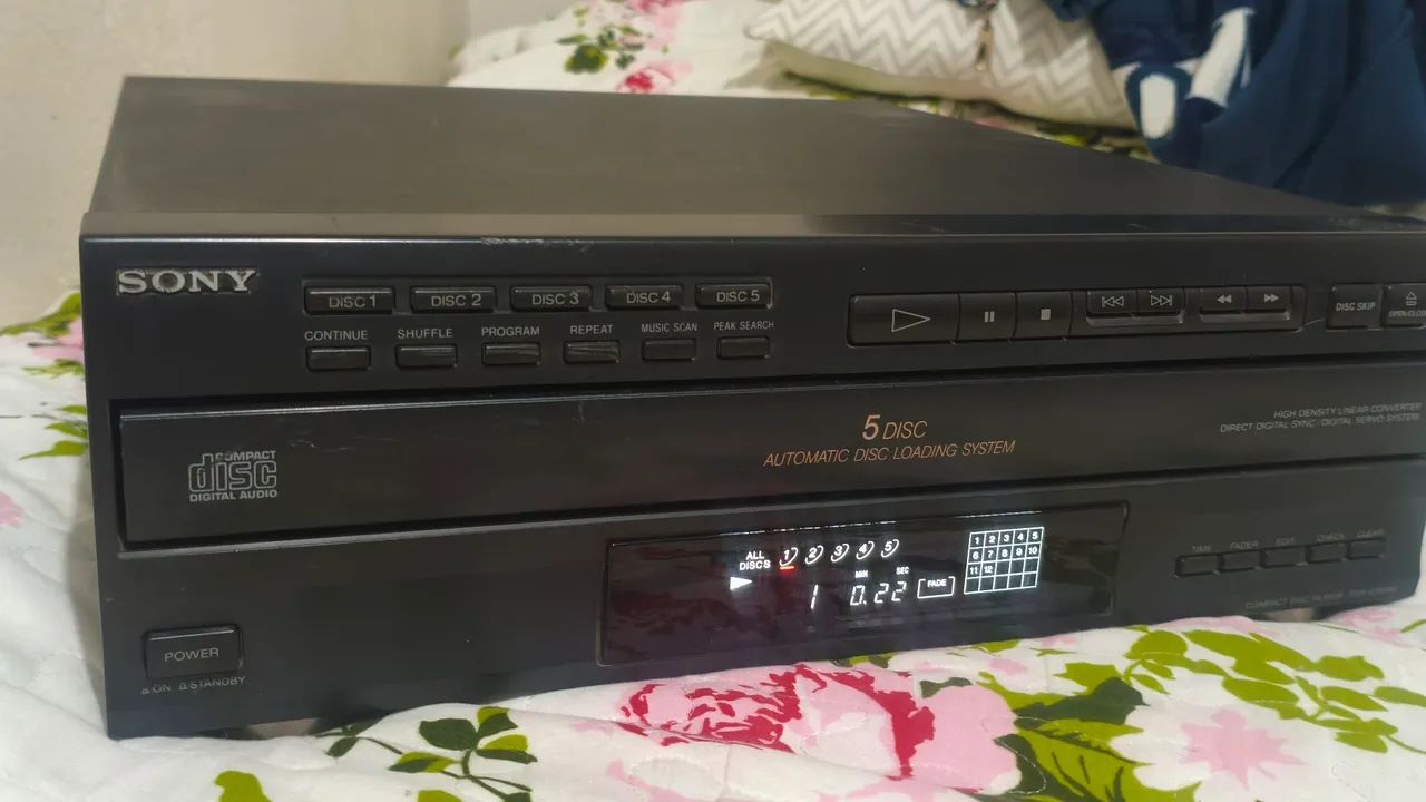 Cd player Sony carrossel funcionando perfeitamente  - Foto 2