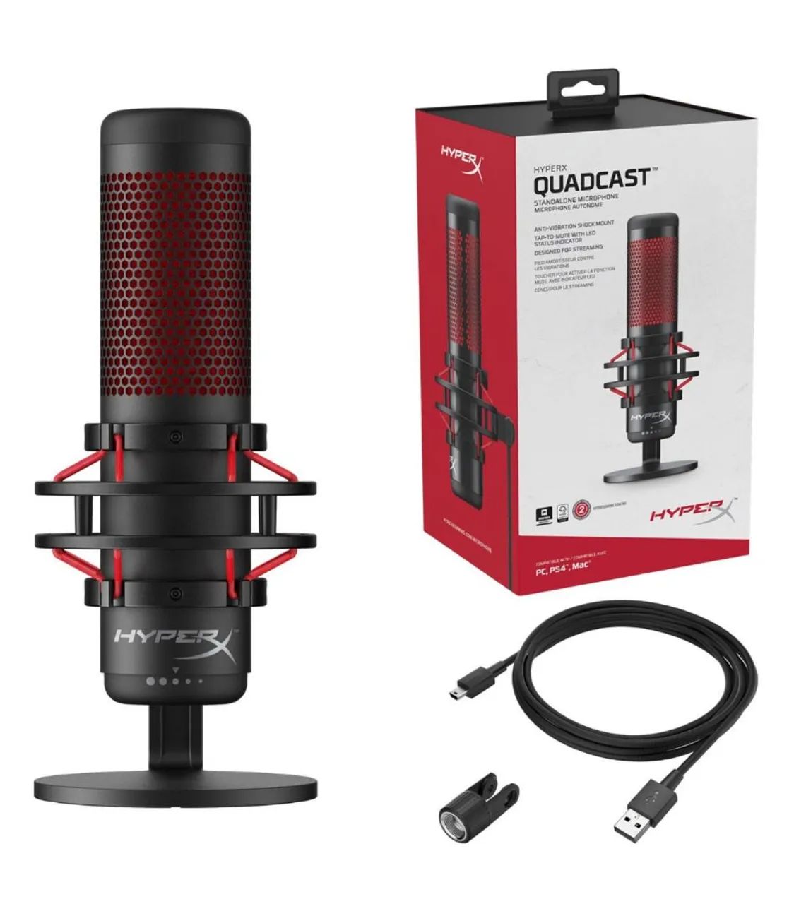 Microfone hyperx quadcast 