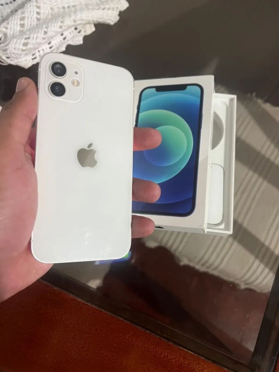 iPhone 12 128GB Branco - Ótimo estado + Caixa