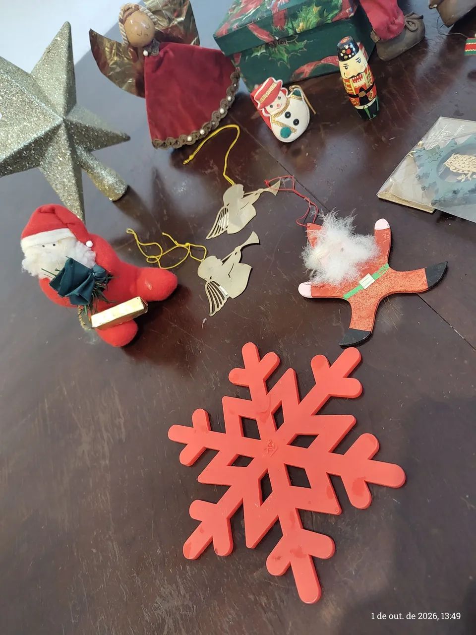Natal kit com 14 peças natalinas diversas  - Foto 3