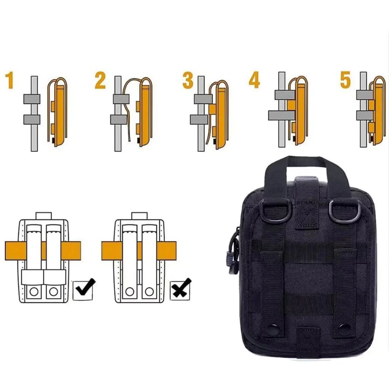 BOLSA TÁTICA MODULAR IFAK PARA APH  - Foto 2