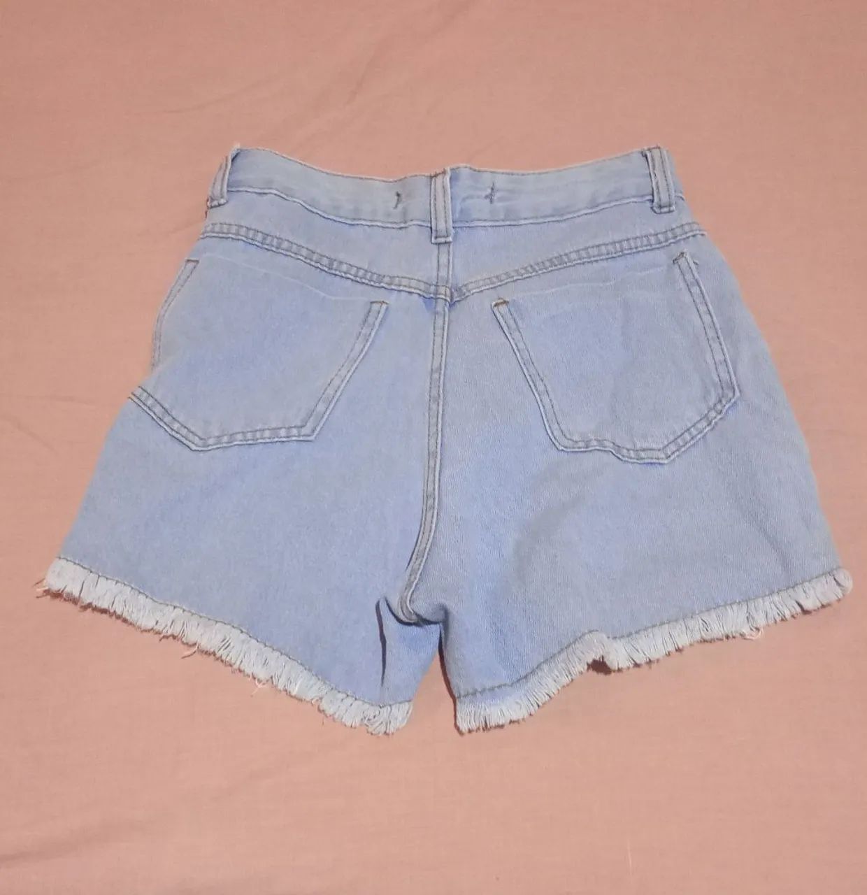 Short saia jeans tamanho 36 - Foto 3