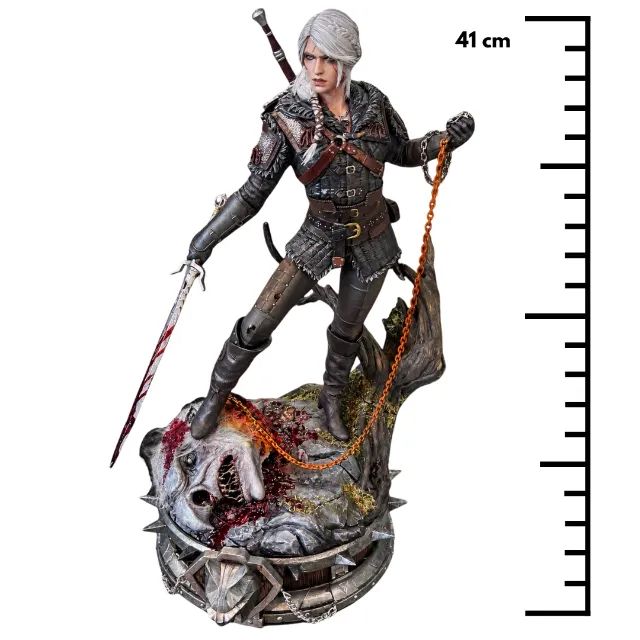 Estátua Ciri The Witcher 3 - Action Figure Colecionável - Foto 2