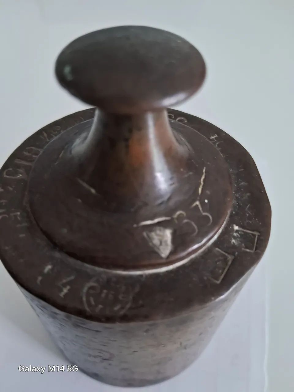 Peso antigo de balança 