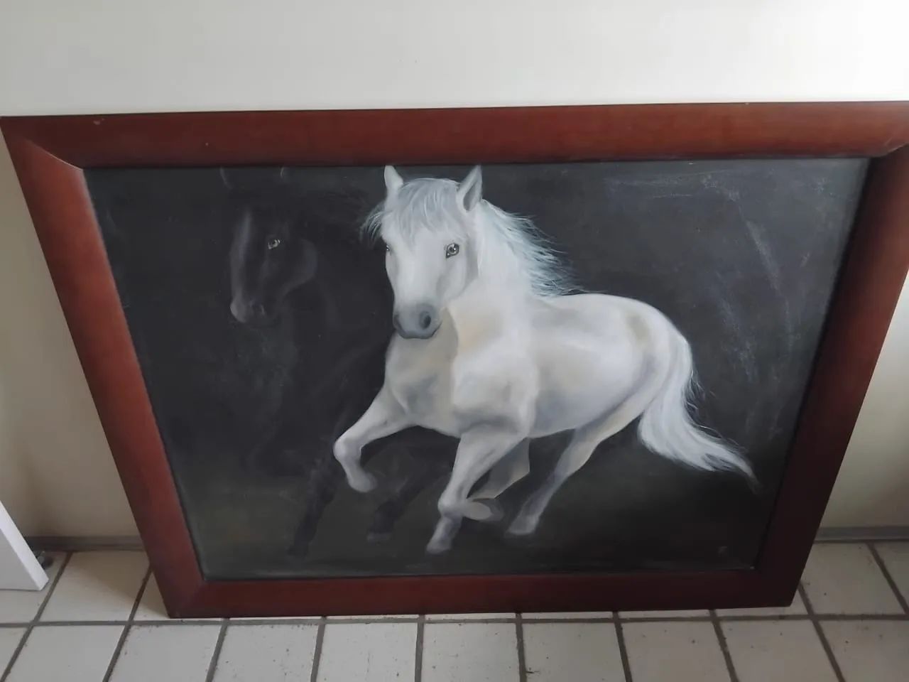 Quadro lindissimo de cavalos