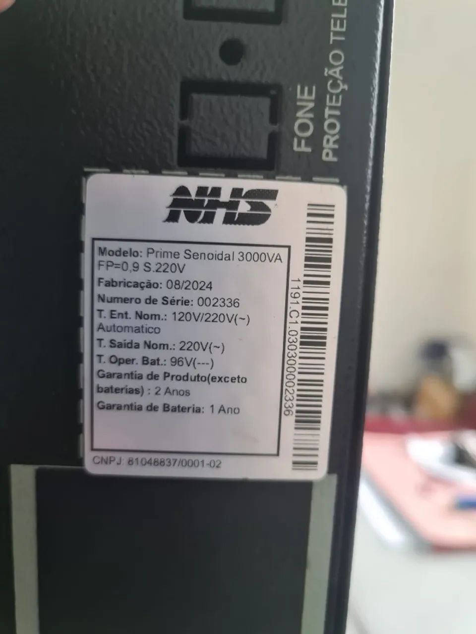 Nobreak NHS 3KVA - Foto 2