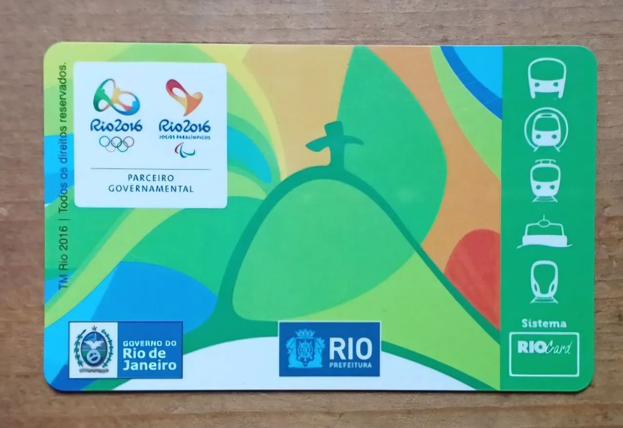 OLIMPIADA RIO 2016 - Cartão colecionável Riocard