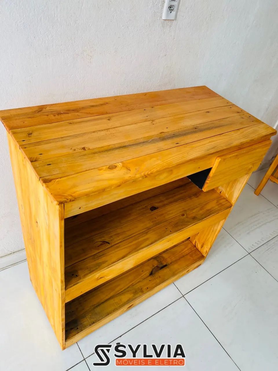 Balcão para açaí com gaveta 