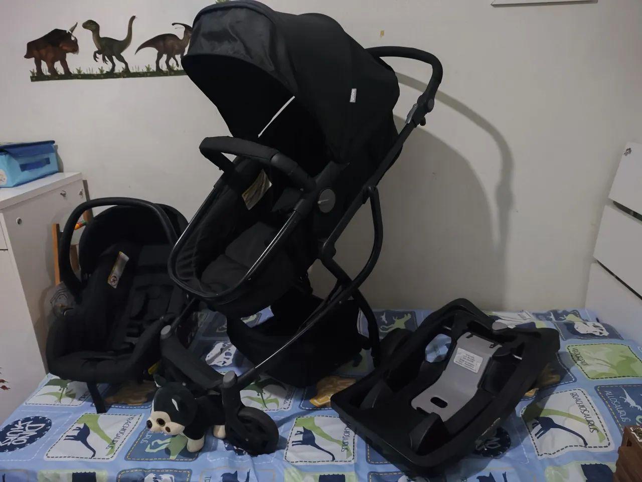 Carrinho Travel System URBINI IMPORTADO + Bebê Conforto + Base Veicular ? completo - Foto 2