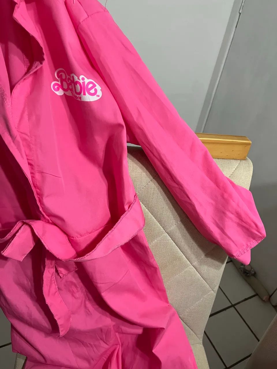 Macacão rosa Barbie TAM 10/12 EUA  - Foto 2